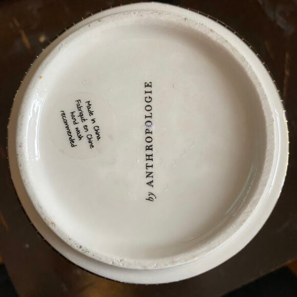 Anthropologie - The Bistro Tile Stoneware Mug: Monogram Edition - Picture 4 of 5